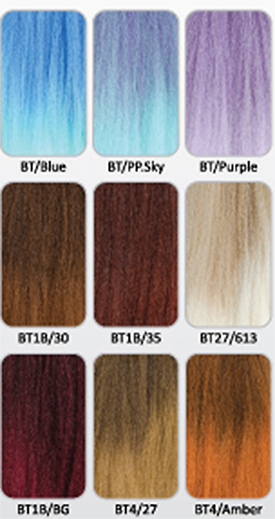 Rastafri Braiding Hair Color Chart