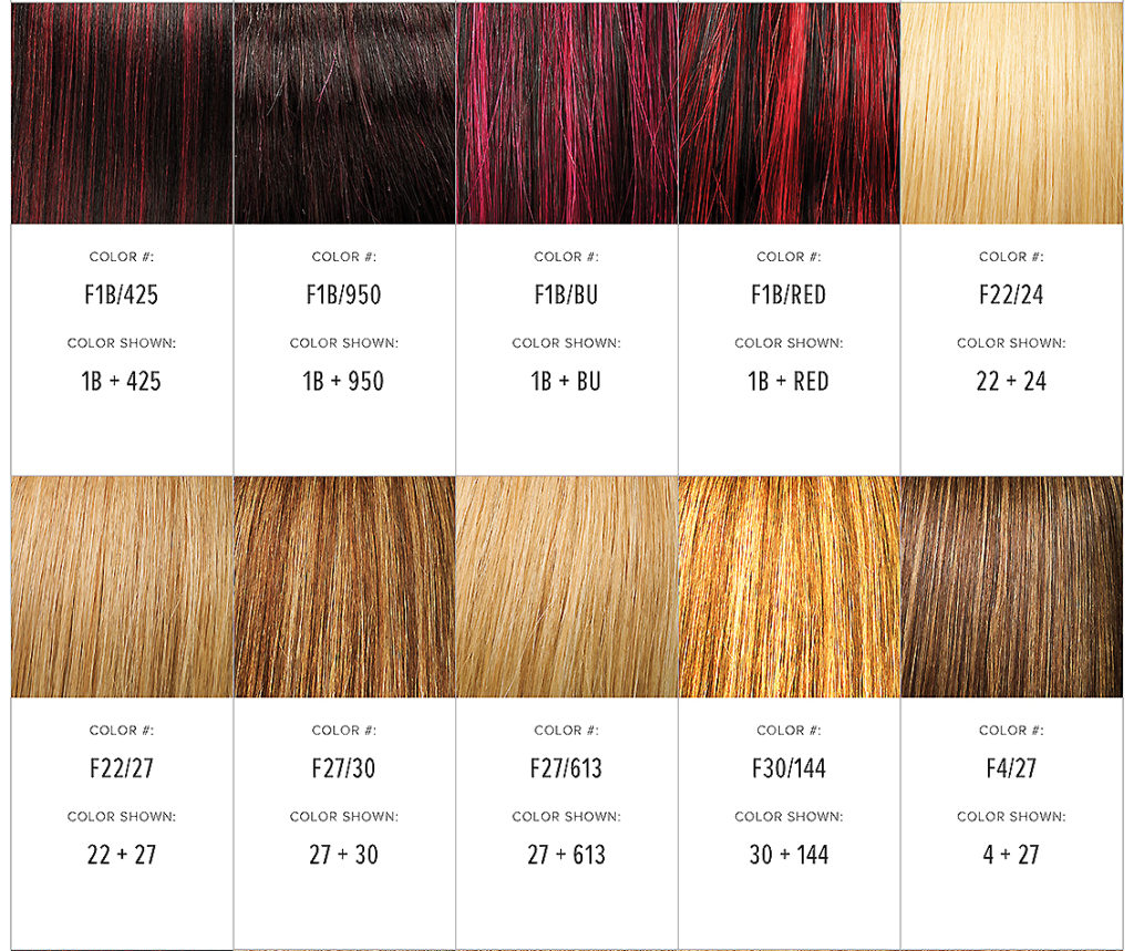 Hair Color Chart - All Eyes On Me Hair